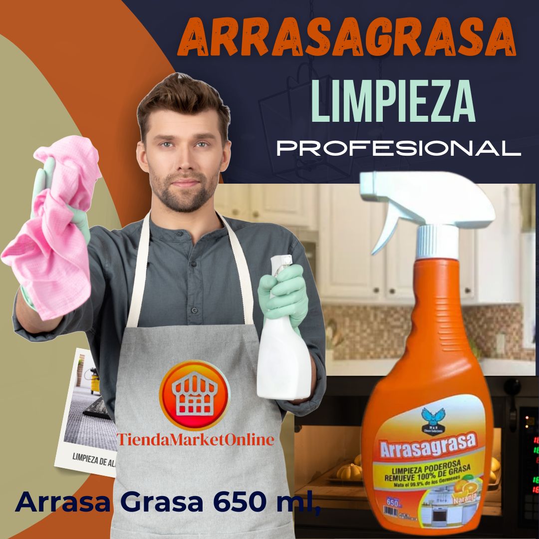 ARRASA GRASA 650 ML LIMPIEZA PODEROSA