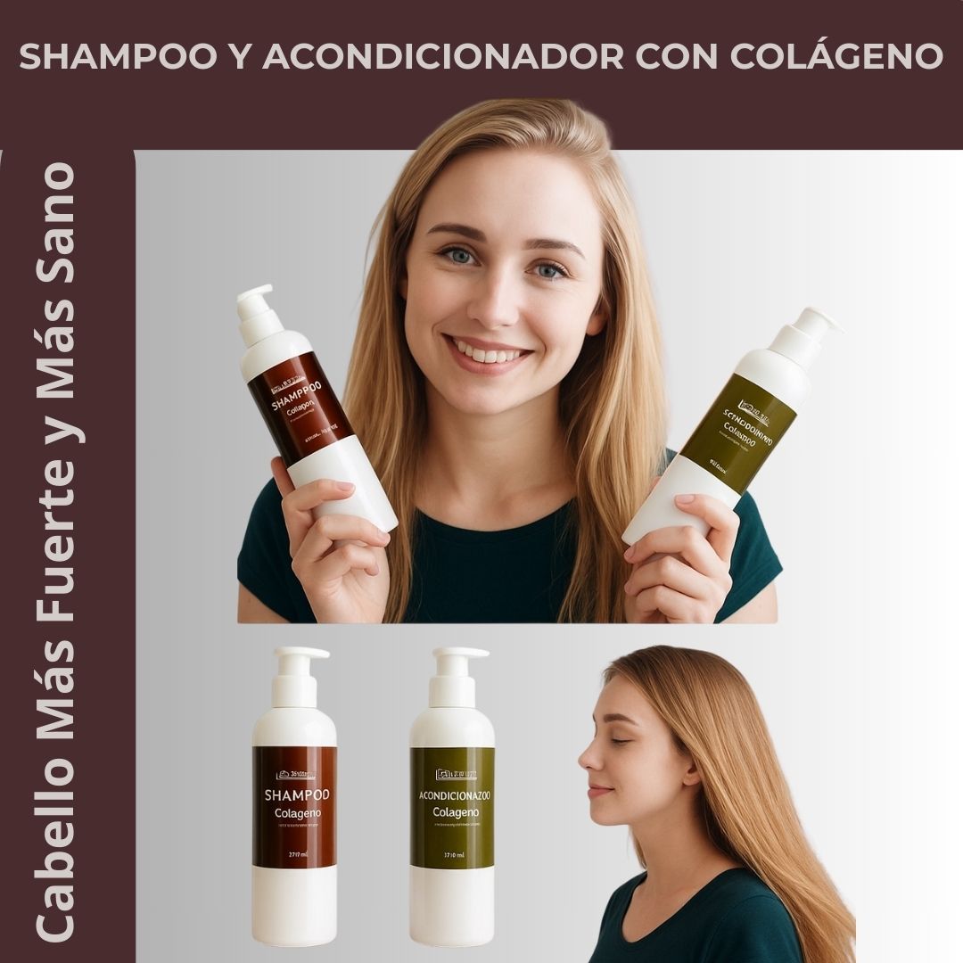 SHAMPOO & ACONDICIONADOR CON COLÁGENO