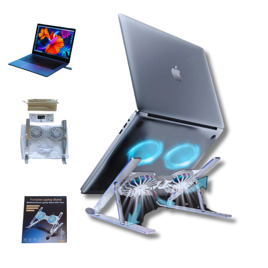 SOPORTE CON VENTILADOR PARA LAPTOP