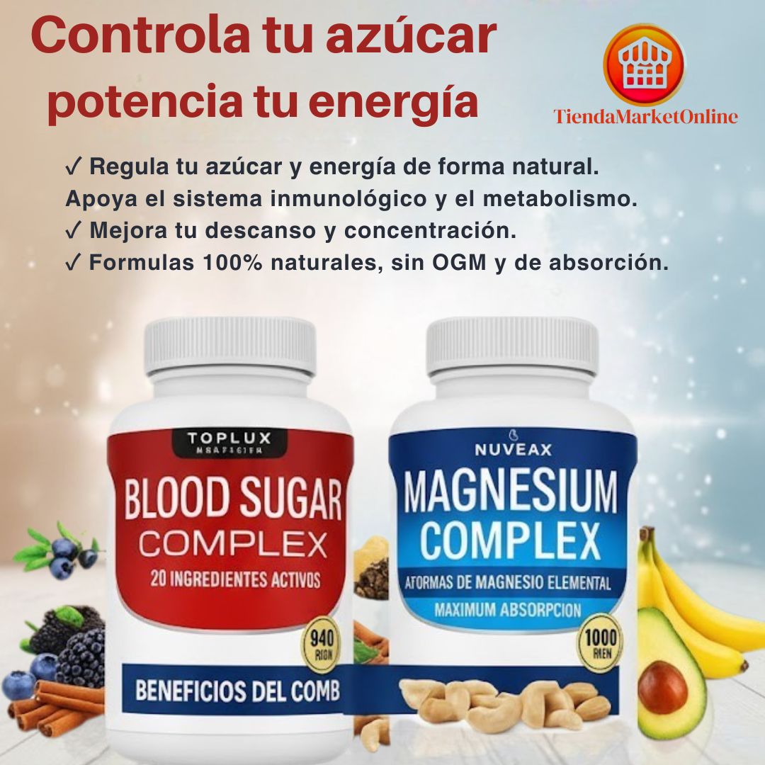 COMBO SALUD TOTAL : CONTROL Y ENERGIA PARA TU ORGANISMO