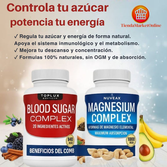 COMBO SALUD TOTAL : CONTROL Y ENERGIA PARA TU ORGANISMO
