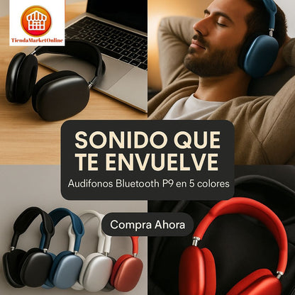AUDIFONOS BLUETOOTH DIADEMA P9