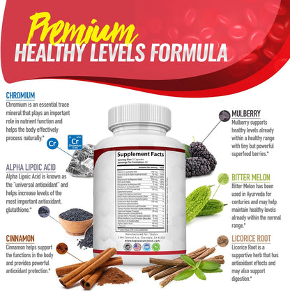 BLOOD SUGAR - NIVELES SALUDABLES 60 CAP