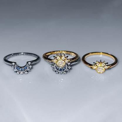 ANILLO SOL Y LUNA 2 EN 1