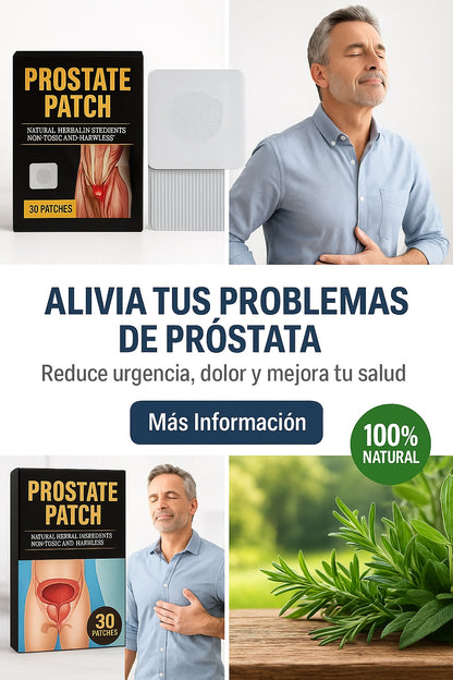 PROSTATE PATCH NATURAL HERB AL 30 PARCHE